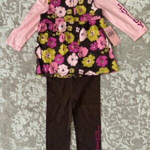 NWT! Juicy baby girls' 3-piece floral set - Size 18/24M